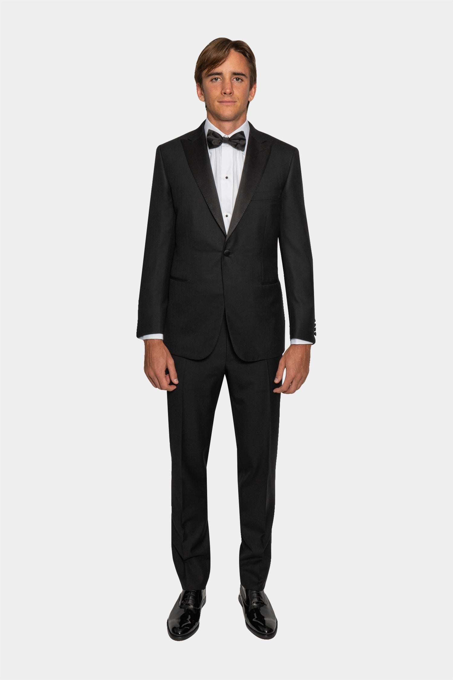 BRIONI | Tuxedo Peak Collar | Black