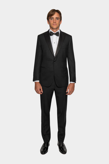 BRIONI Black Tuxedo Peak Collar