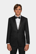 BRIONI | Tuxedo Peak Collar | Black