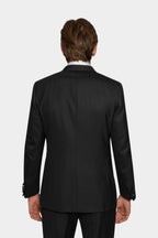 BRIONI | Tuxedo Peak Collar | Black