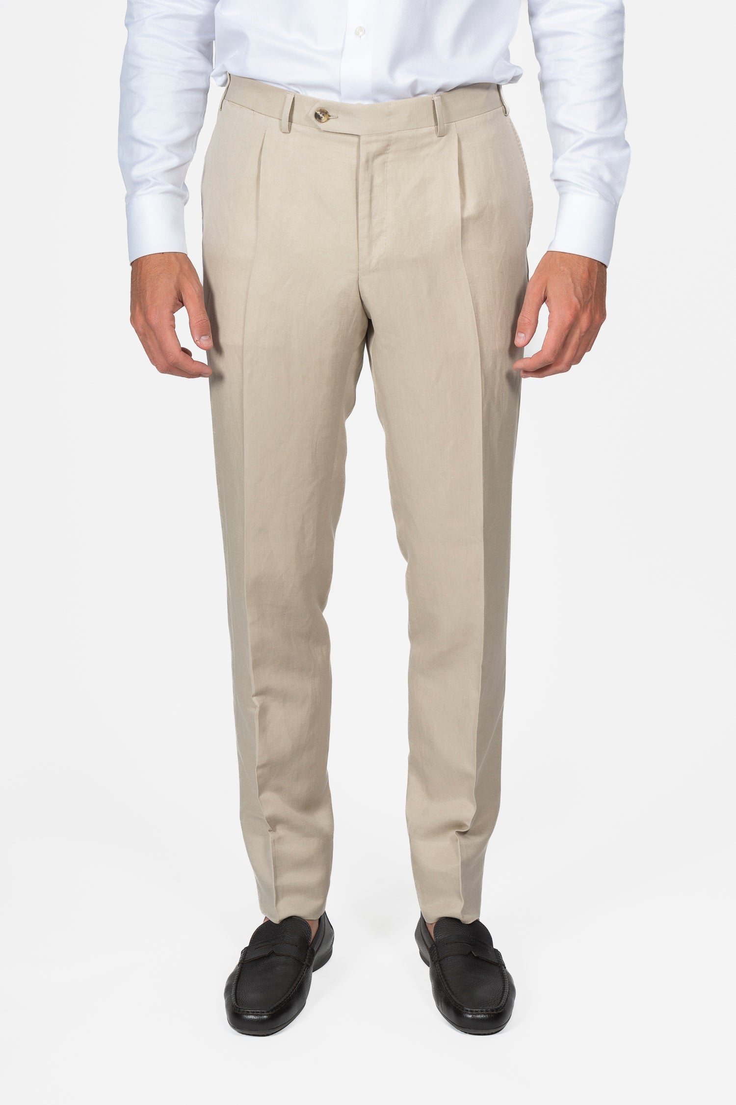 CANALI | Kei Suit With 1 Pleat Trouser | Bone