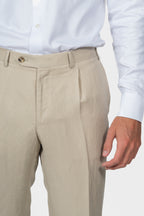 CANALI | Kei Suit With 1 Pleat Trouser | Bone