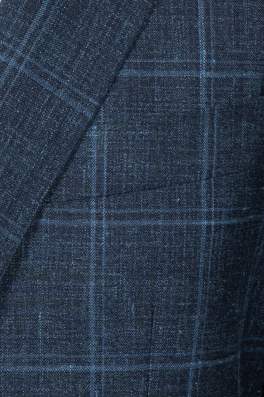 CANALI | Unlined Check Travel Suit | Dark Blue