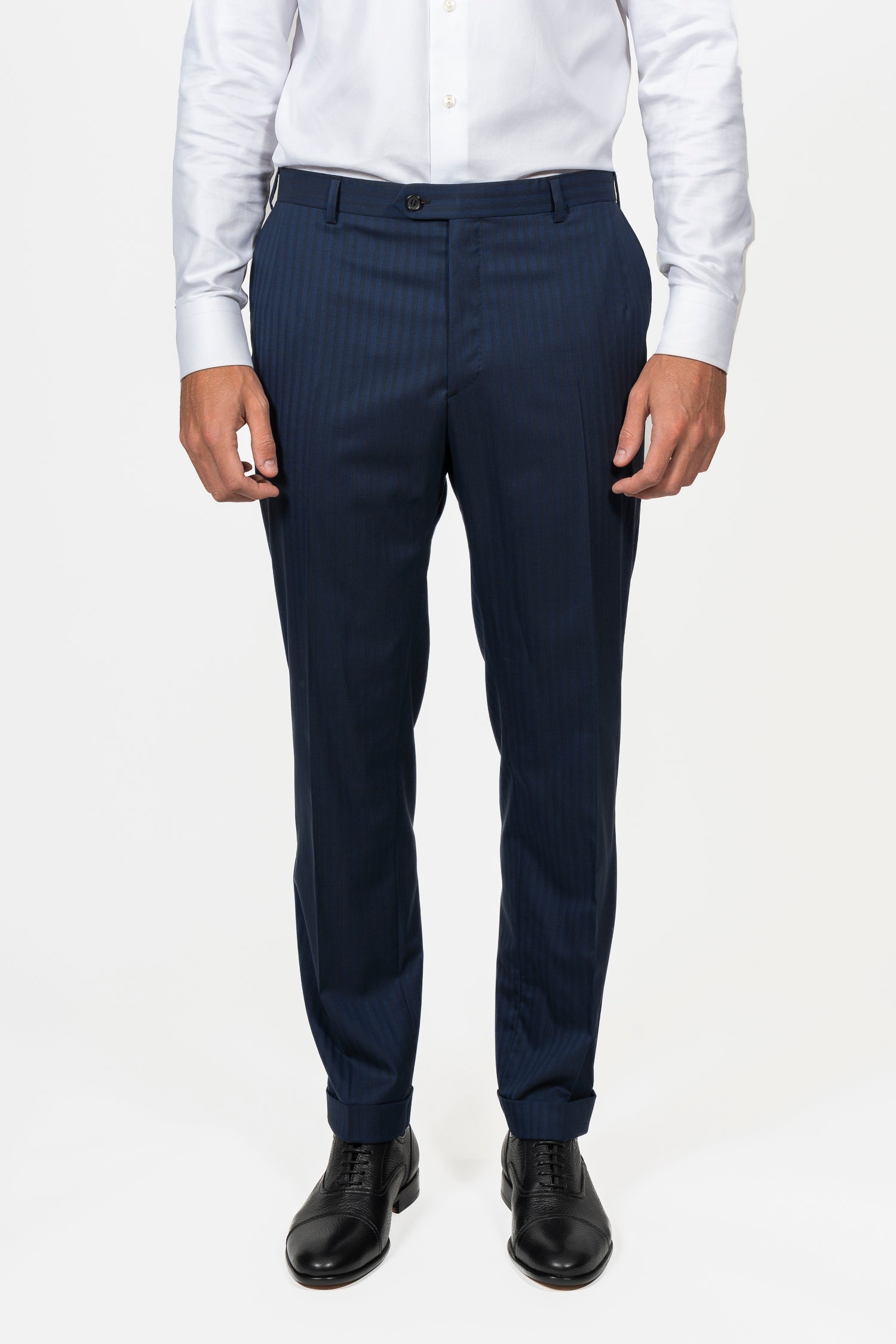 BRIONI | Stripe Suit | French Navy