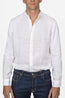 ALTEA | Mandarin Collar Shirt | White