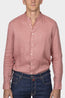 ALTEA | Mandarin Collar Shirt | Dusty Pink