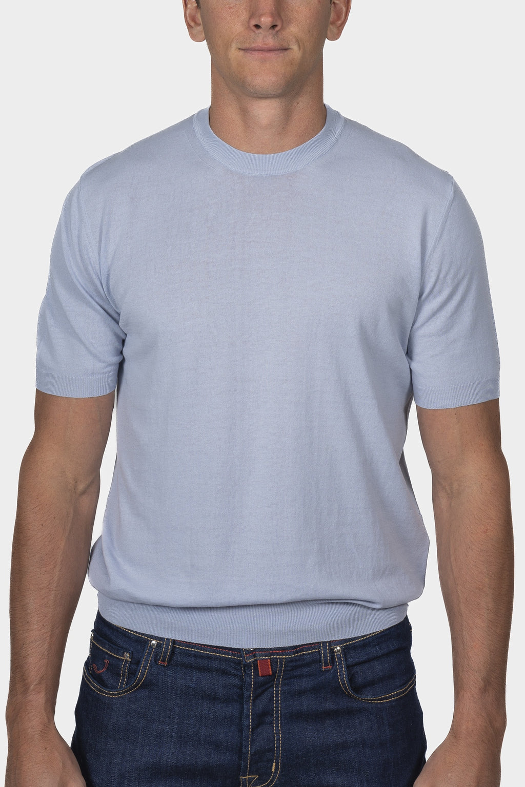 ALTEA | Knitted T-Shirt | Periwinkle