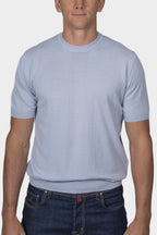 ALTEA | Knitted T-Shirt | Periwinkle