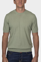 ALTEA | Knitted T-Shirt | Green