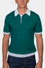 KITON | Knitted Polo | Dark Green