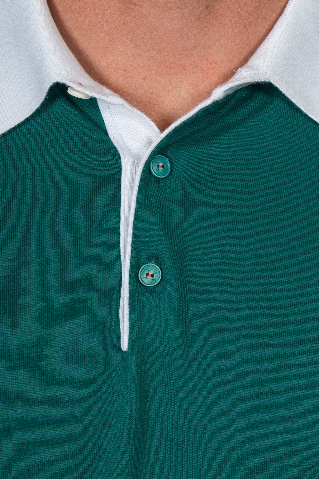 KITON | Knitted Polo | Dark Green