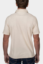 BRUNELLO CUCINELLI | Cotton & Silk Polo | Cream