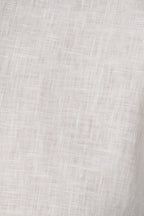 CANALI | Plain Linen Shirt | White