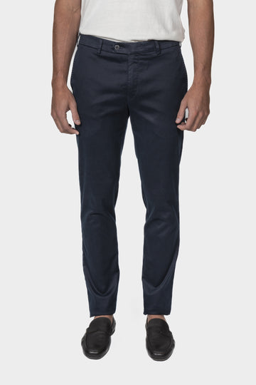 MMX Navy Sea Island Cotton Chinos