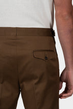 PINI PARMA | Shorts With Side Tabs | Brown