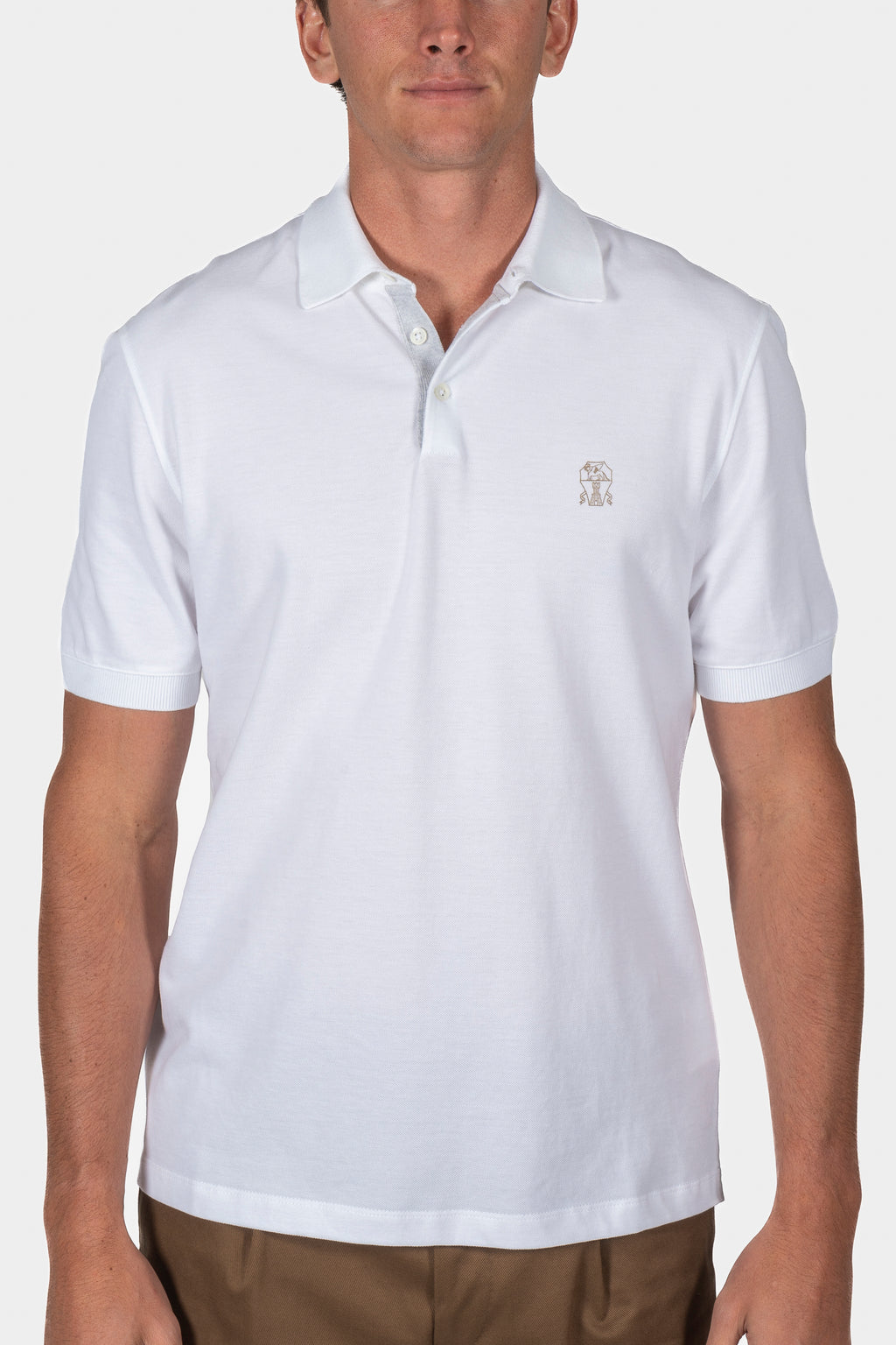 BRUNELLO CUCINELLI | Regular Fit Polo | White