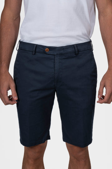 MMX Navy Textured Shorts