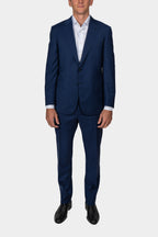 BRIONI | Ventiquattro Check Suit | Dark Blue