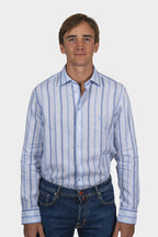 ETRO | Shirt | Blue Stripe