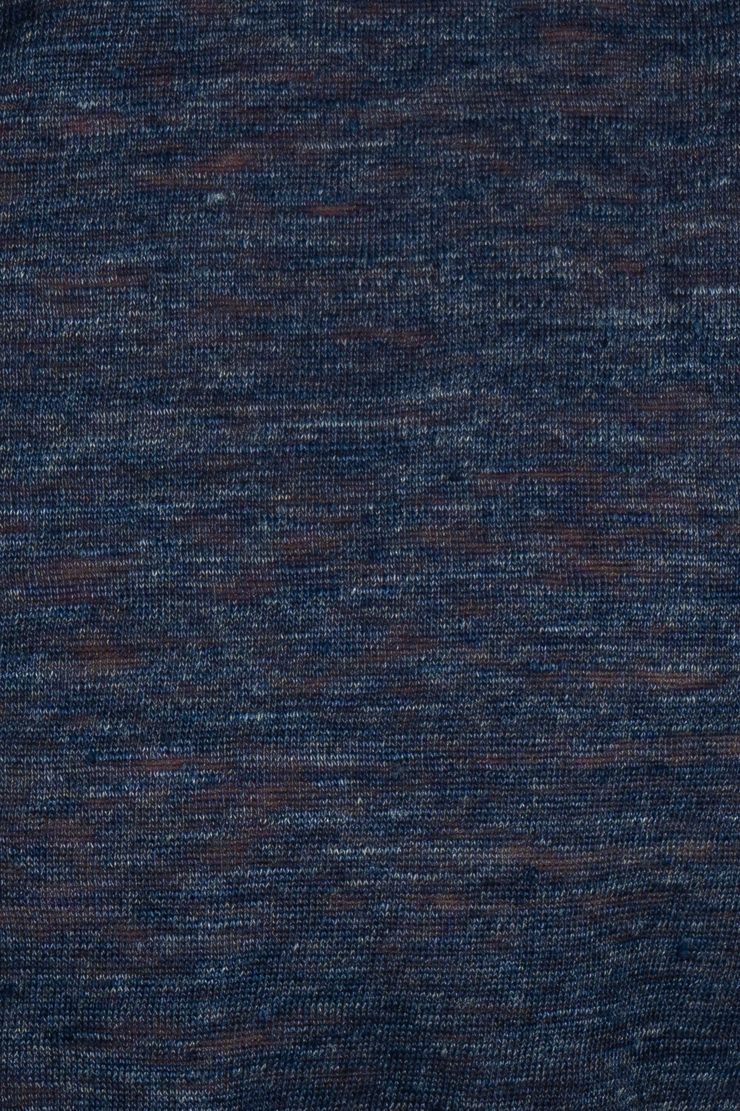 FEDELI | Zip Neck Polo | Dark Blue