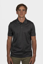 CANALI | 3-Button Polo | Charcoal