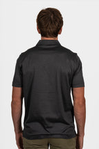 CANALI | 3-Button Polo | Charcoal