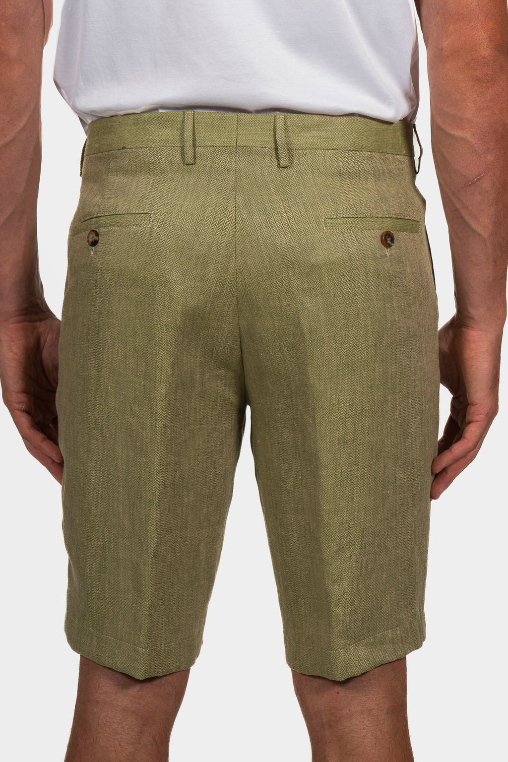 ETRO | Herringbone Shorts | Pistachio