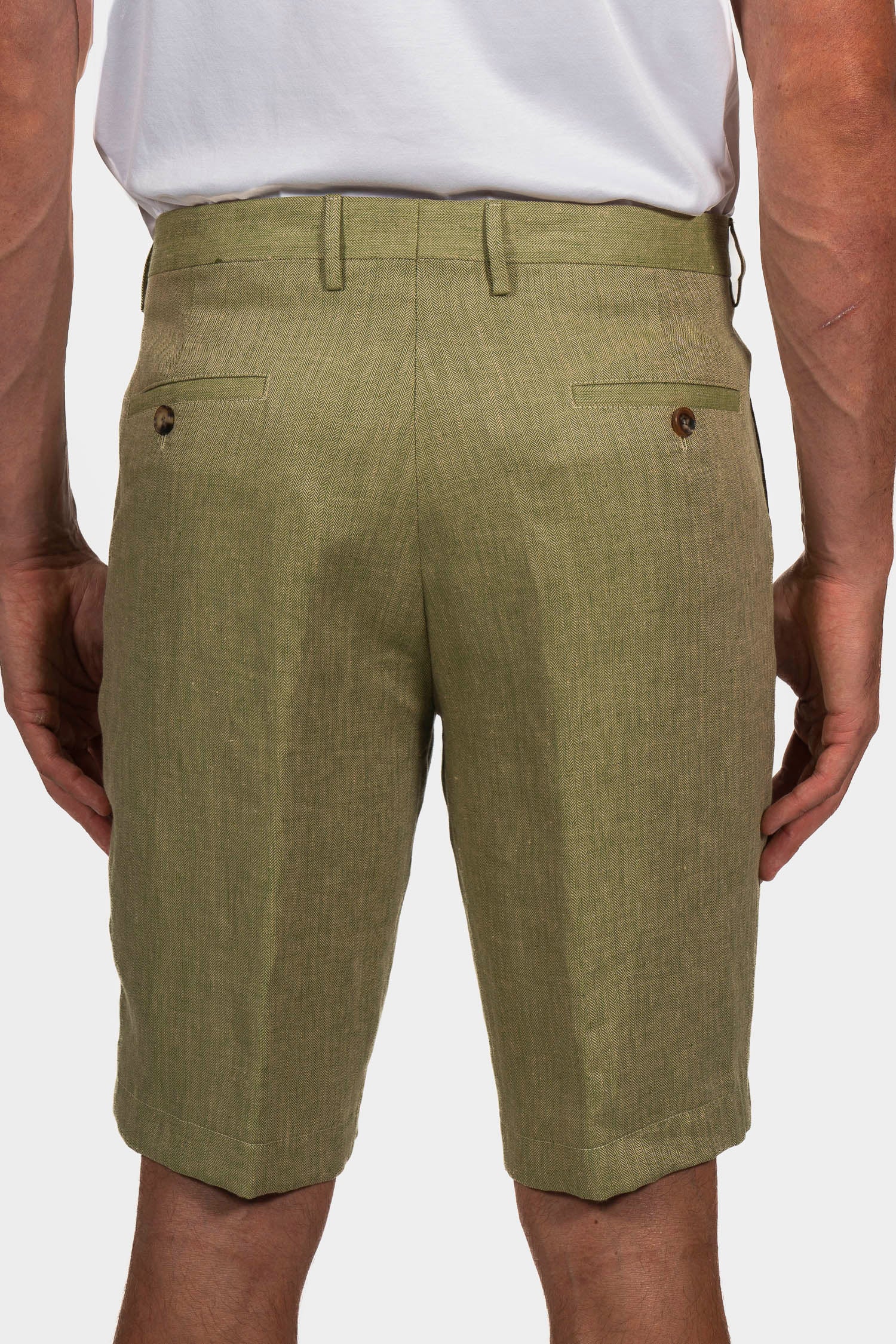 ETRO | Herringbone Shorts | Pistachio