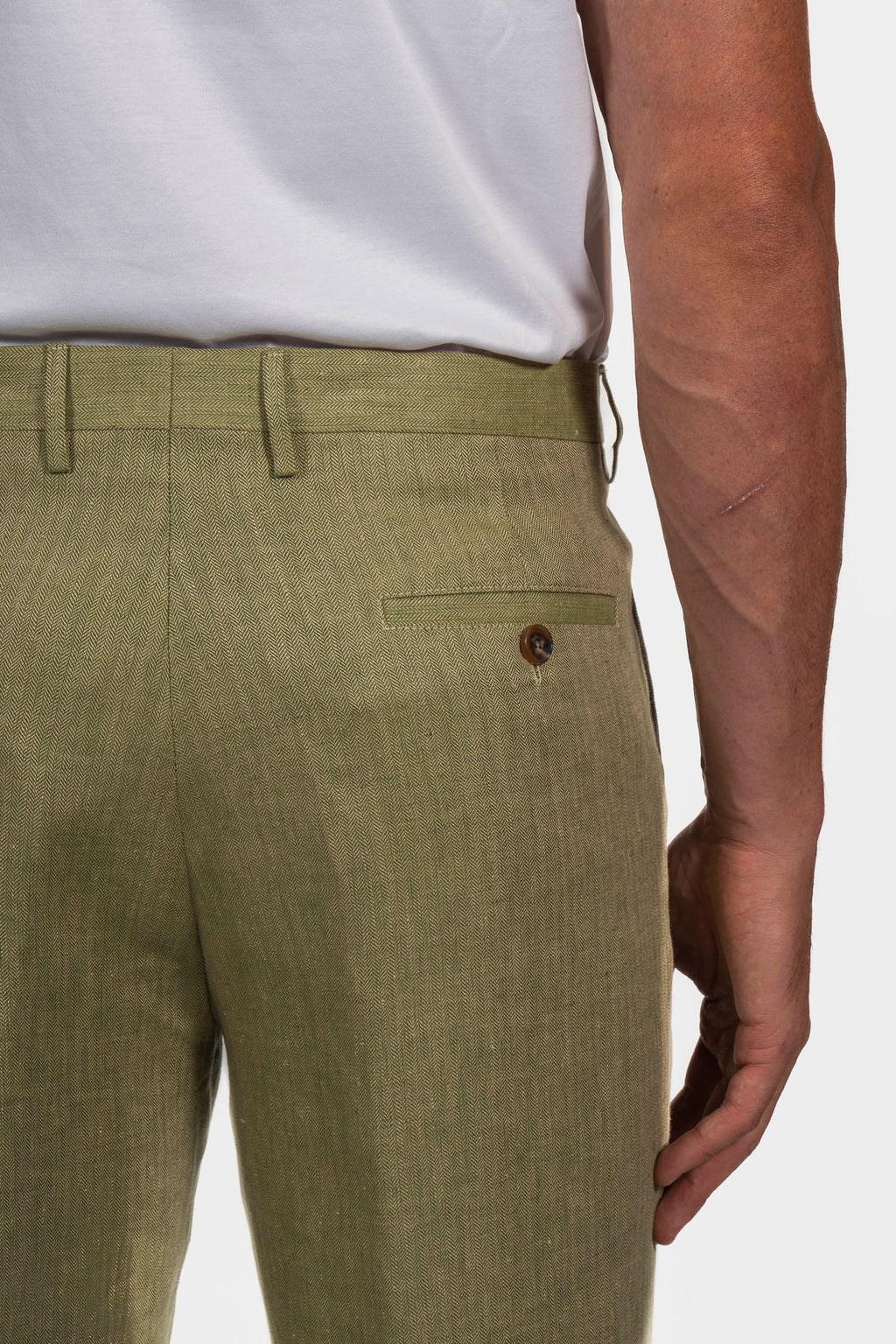 ETRO | Herringbone Shorts | Pistachio