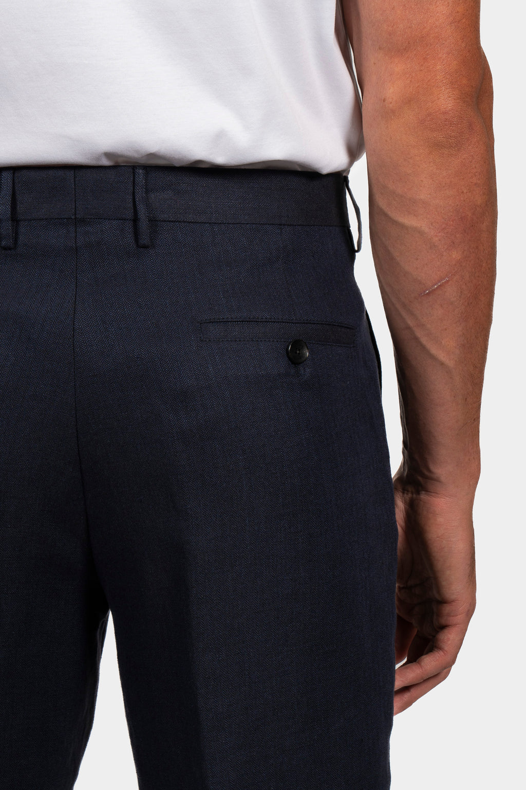ETRO | Herringbone Shorts | Navy