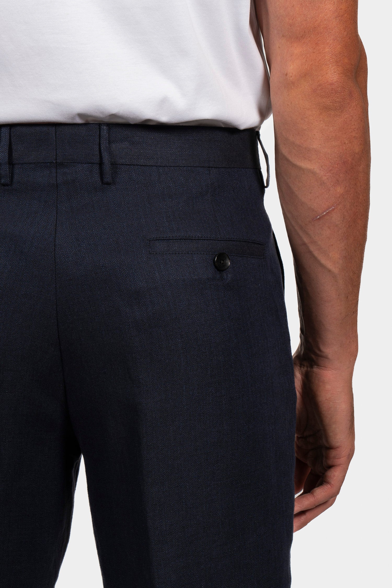 ETRO | Herringbone Shorts | Navy