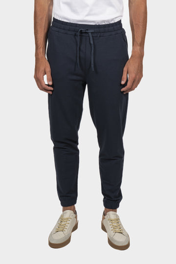 MEY STORY Navy Track Pants With Drawstring