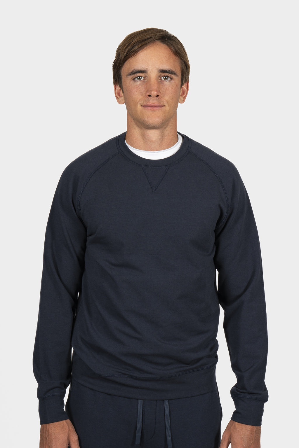 MEY STORY | Crew Neck Sweater | Navy