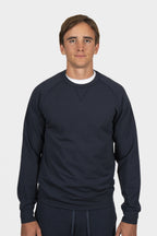 MEY STORY | Crew Neck Sweater | Navy
