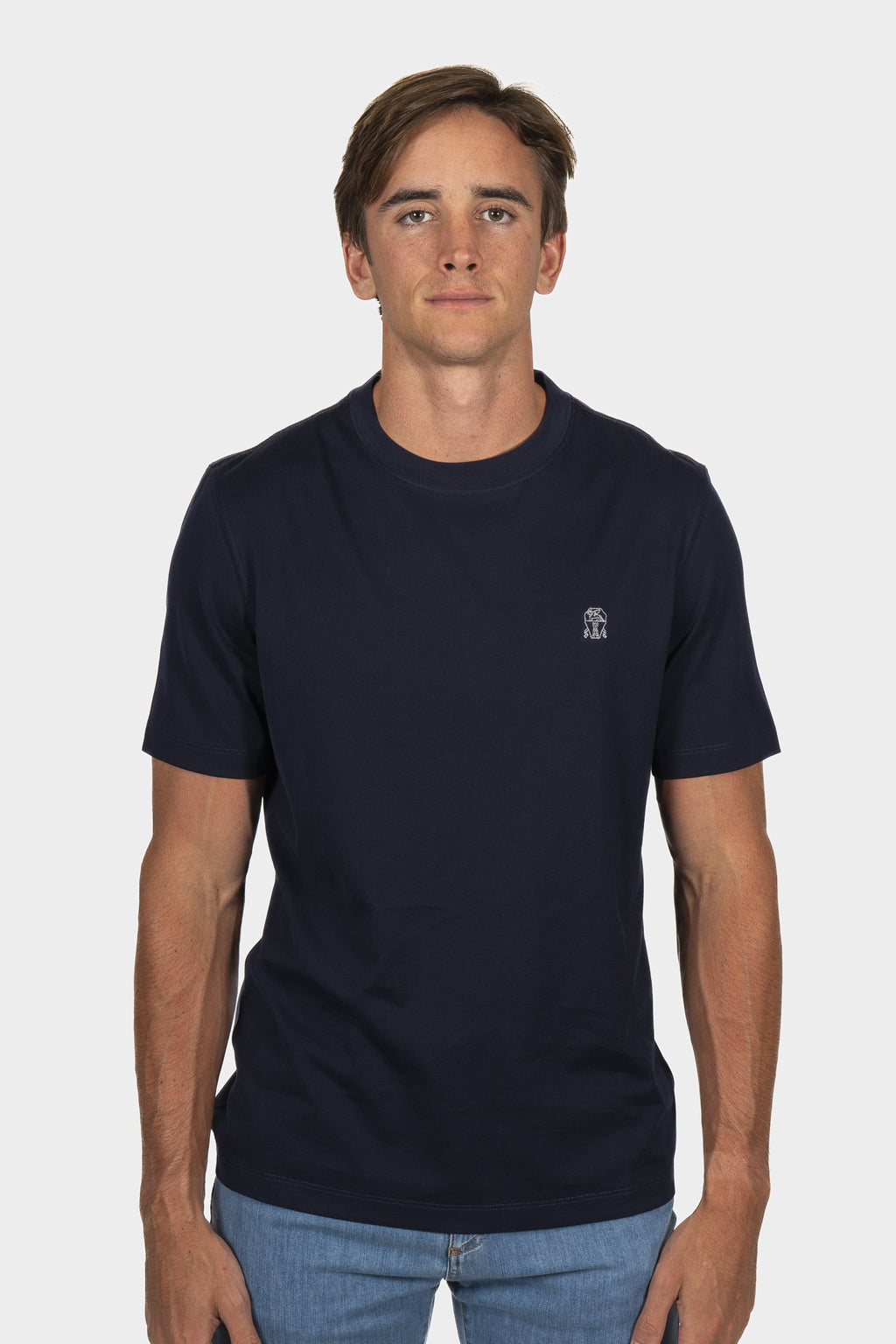 BRUNELLO CUCINELLI | Regular Fit T-Shirt | Navy