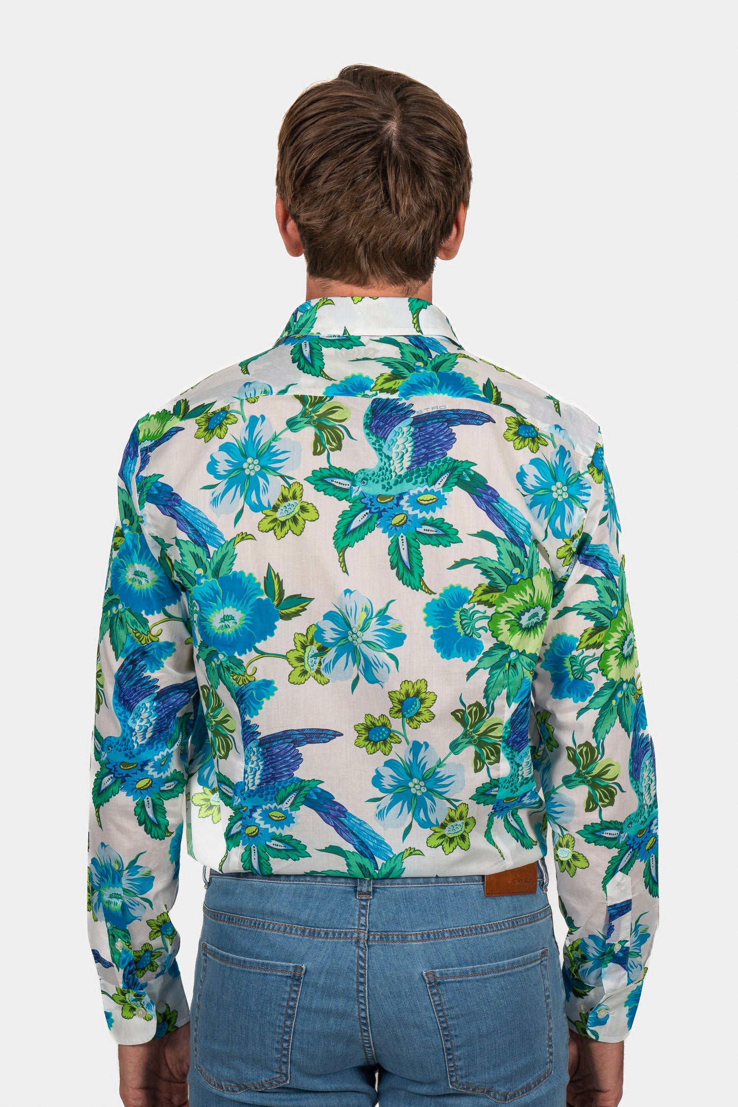ETRO | Floral Shirt | Blue & Green
