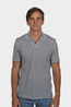 FEDELI | Striped Polo | Navy & White