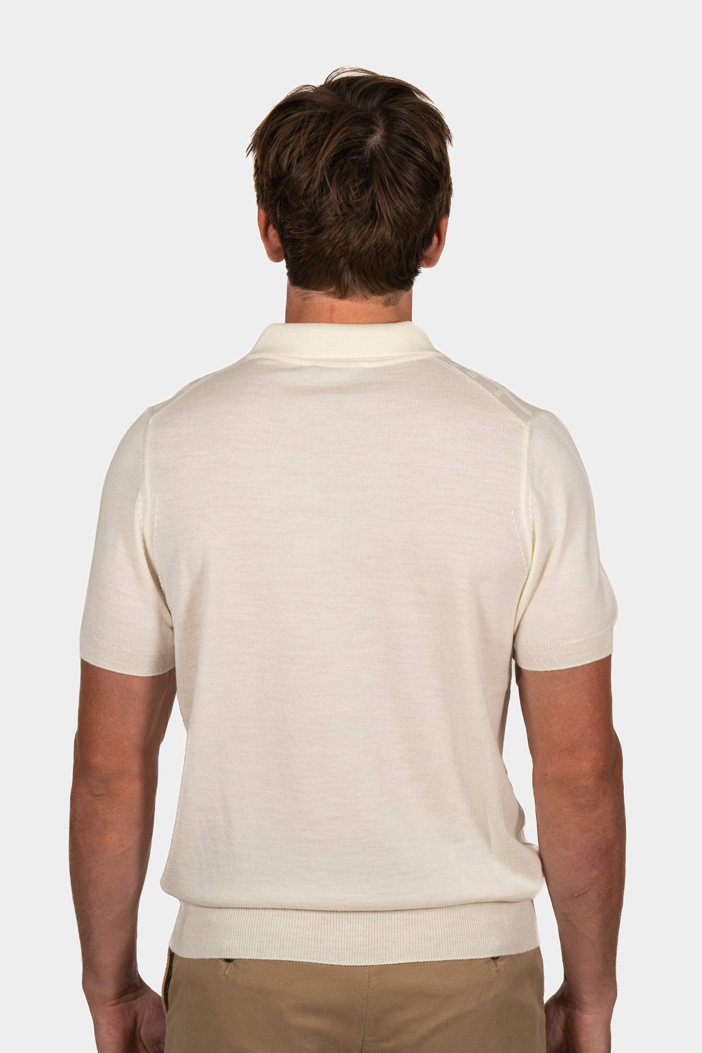CANALI | Wool Polo | Cream