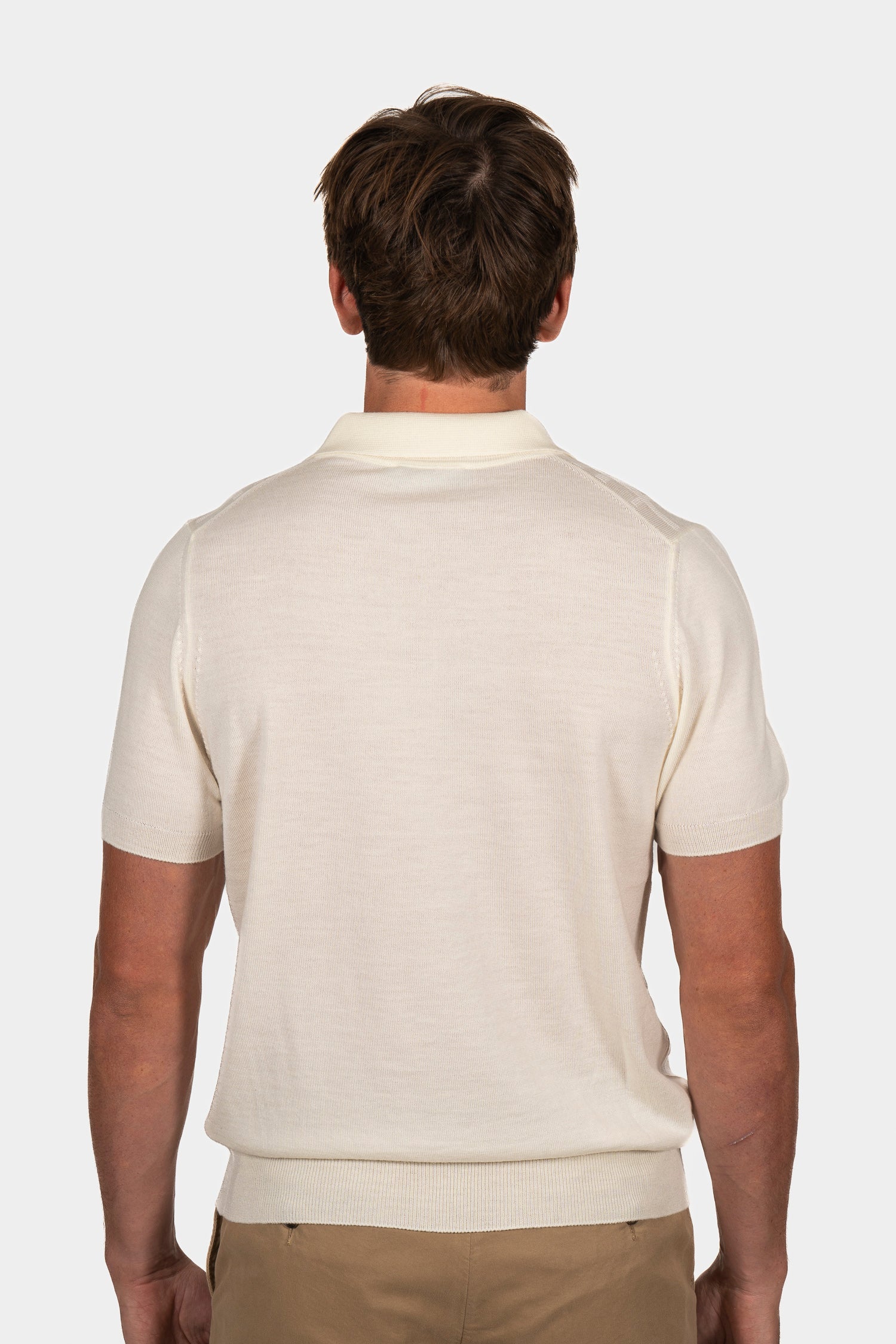 CANALI | Wool Polo | Cream