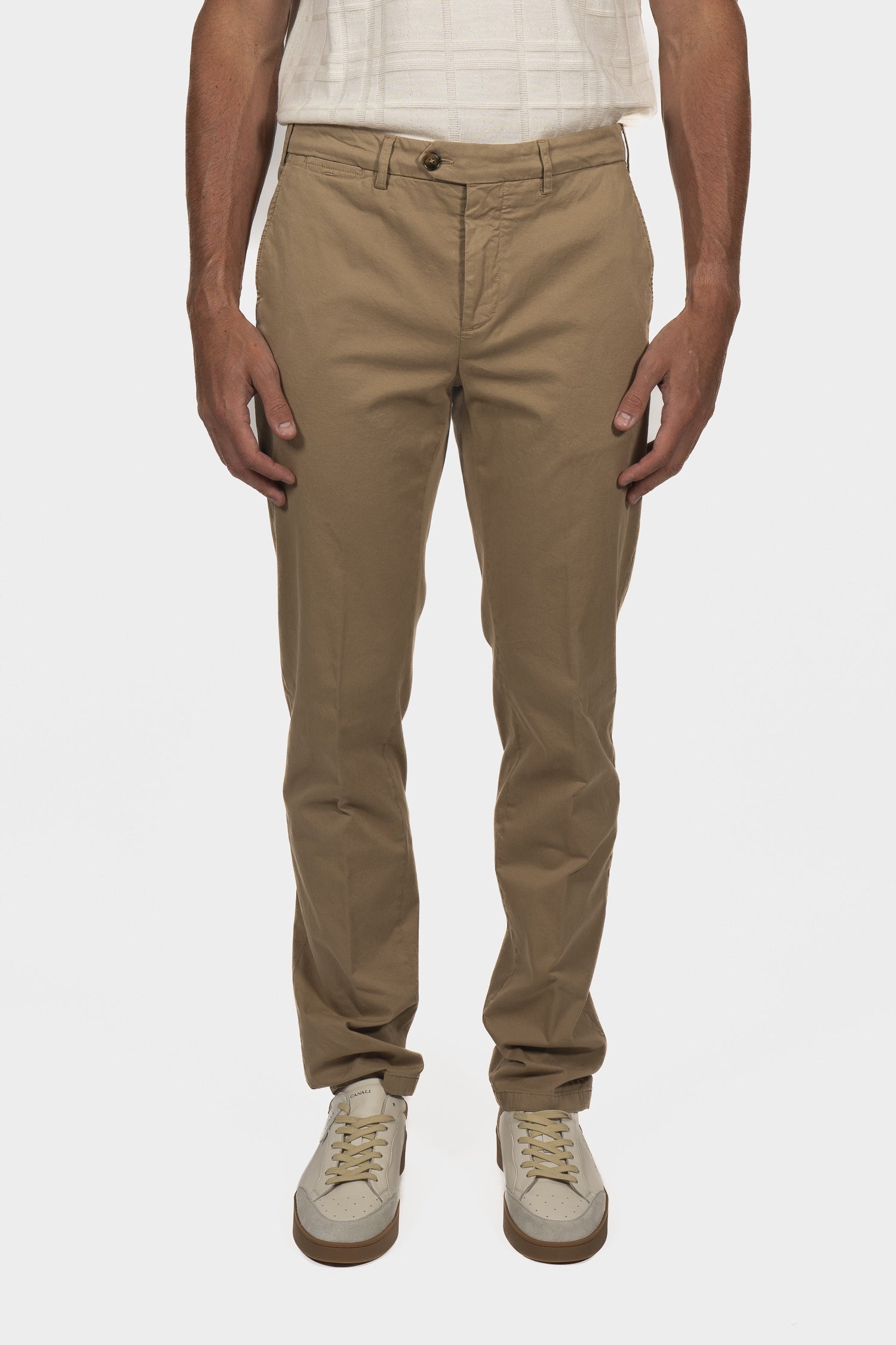 CANALI | Stretch Chino | Tan