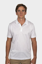 CANALI | 3-Button Polo | White