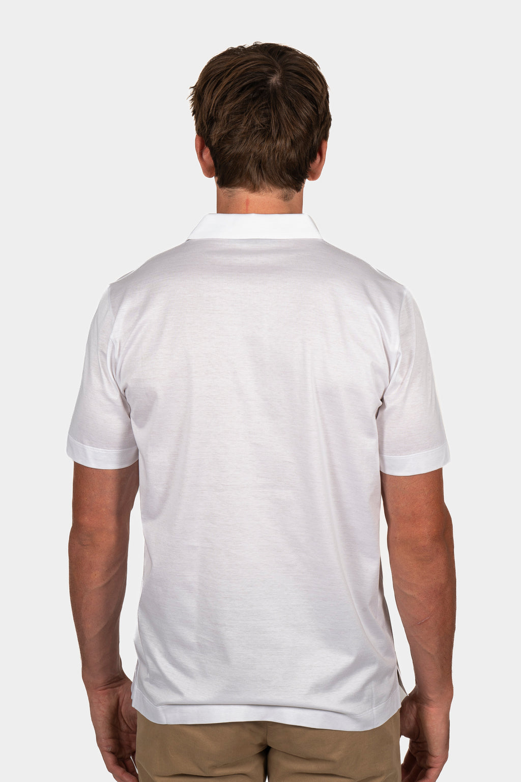 CANALI | 3-Button Polo | White