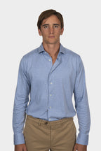 CANALI | Regular Fit Jersey Shirt | Blue