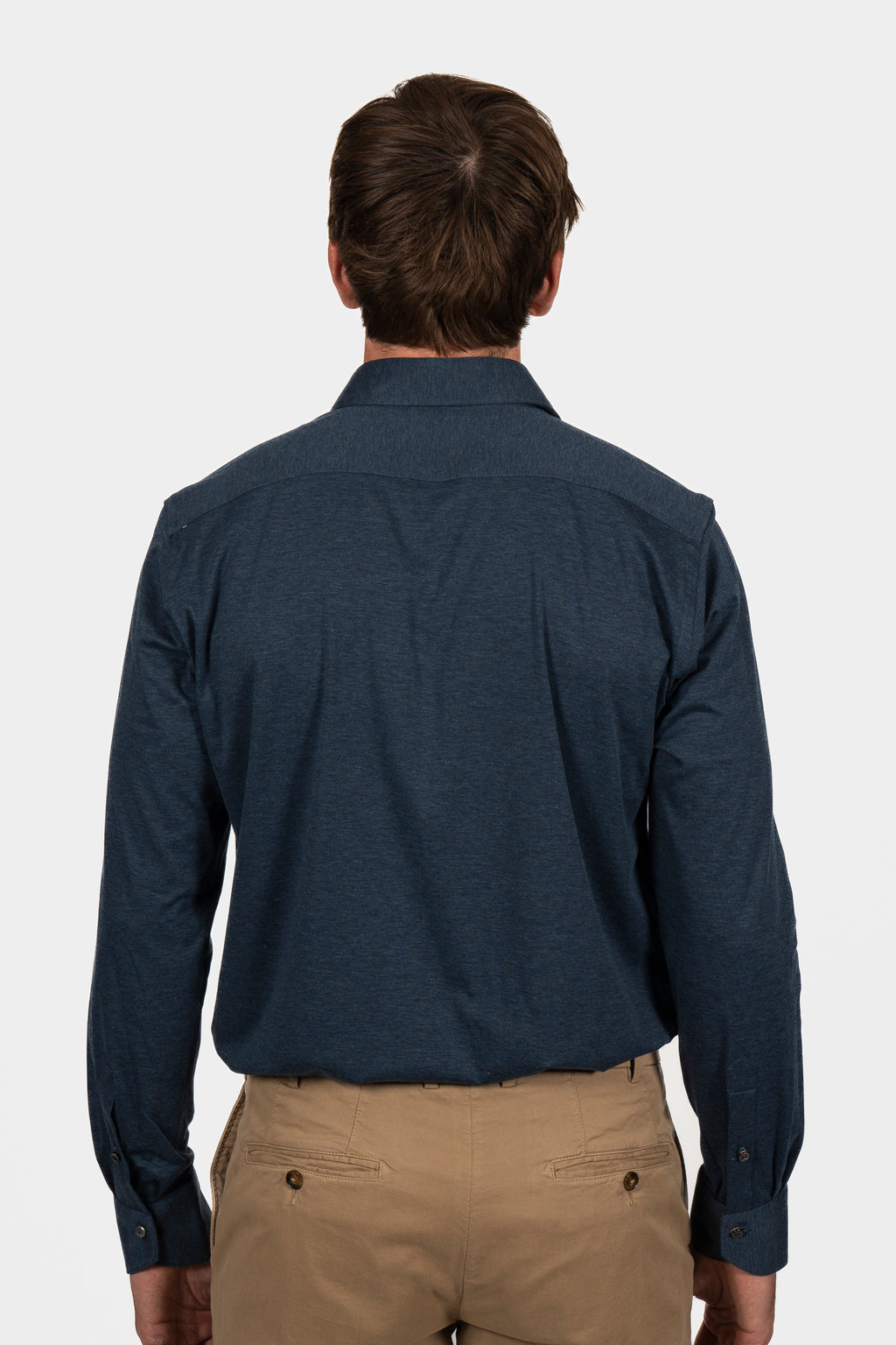 CANALI | Regular Fit Jersey Shirt | Dark Blue