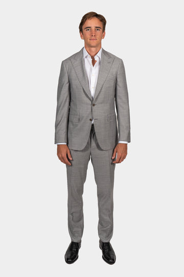CANALI Grey 1 Pleat Trouser Suit