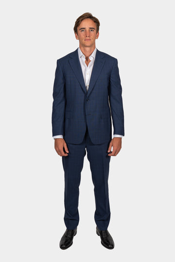 CANALI Navy Impeccabile Check Suit