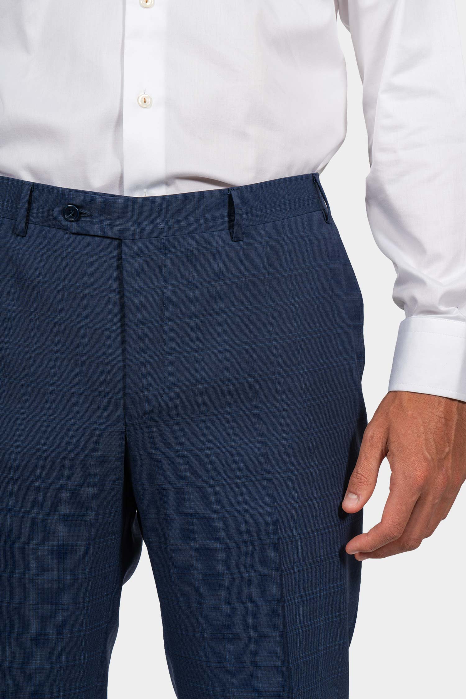 CANALI | Impeccabile Check Suit | Navy