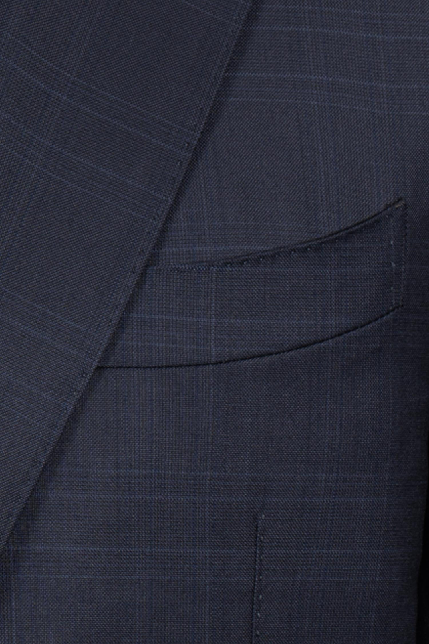 CANALI | Super 150 Check Suit | Navy