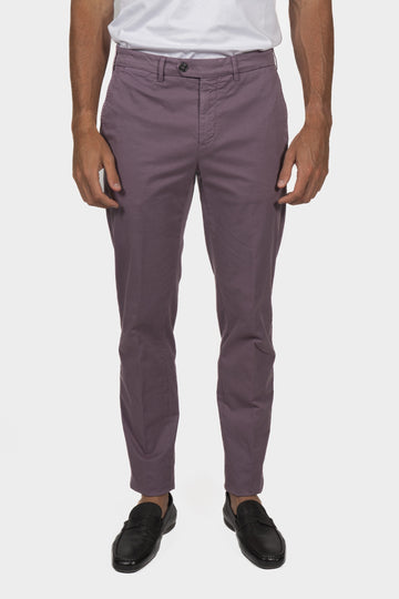 CANALI Mauve Stretch Chino