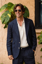 BRUNELLO CUCINELLI | Linen Suit | Navy